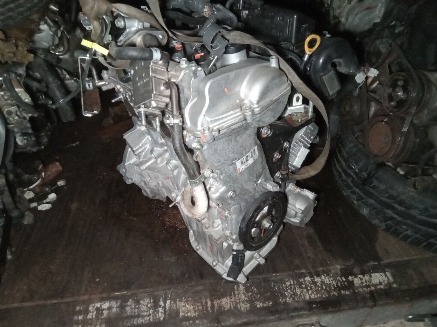 12 13 14 15 16 17 18 19 TOYOTA PRIUS C 1.5L ENGINE MOTOR ASSEMBLY 1NZFXE VIN B3