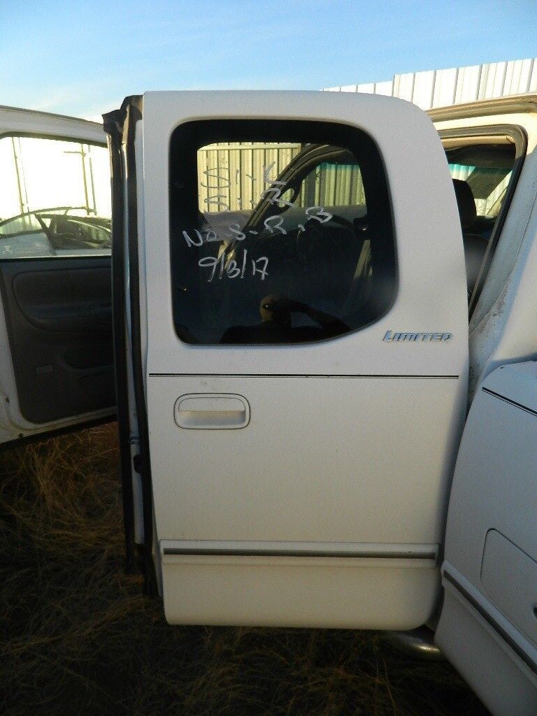 TOYOTA TUNDRA ACC CAB REAR REAR LEFT DRIVER DOOR OEM- WHITE LIMITED