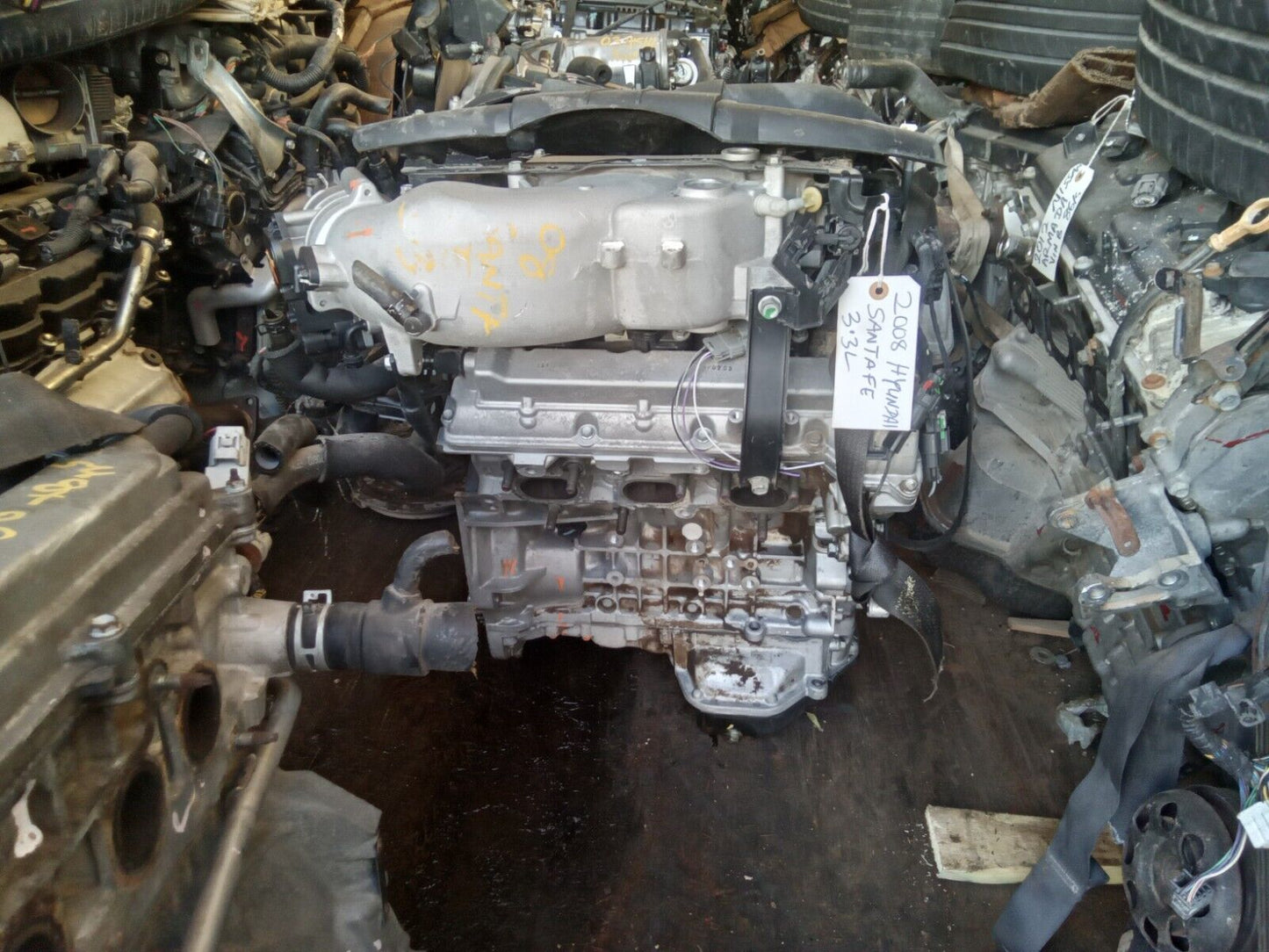 2007 2008 2009 HYUNDAI SANTA FE 3.3L (VIN E, 8th digit) ENGINE MOTOR ASSEMBLY