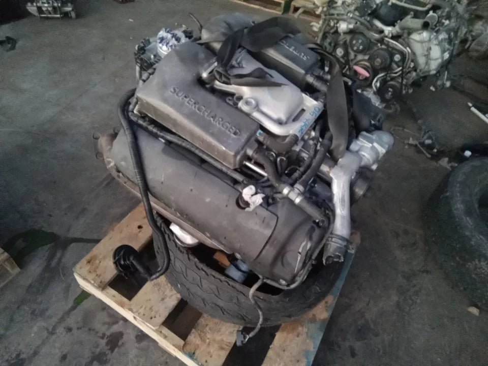 2003 2004 2005 2006 Jaguar XK8 XKR 4.2L Engine Motor Assembly SUPERCHARGED VIN B